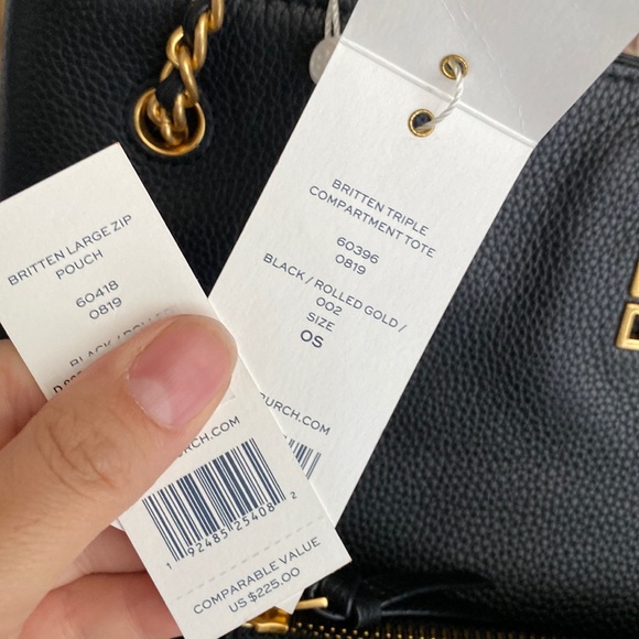 Tory Burch bag set (LG tote & LG wristlet) - Picture 7 of 13